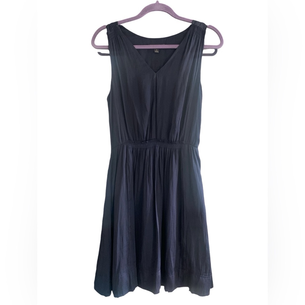 Banana Republic Silky Navy Dress Size 4